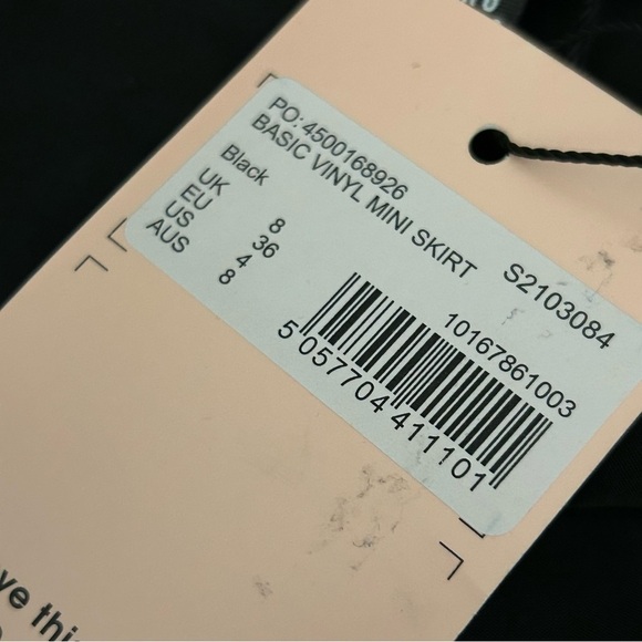 ❤️ NWT Missguided patent leather Skirt 4 - Picture 8 of 12